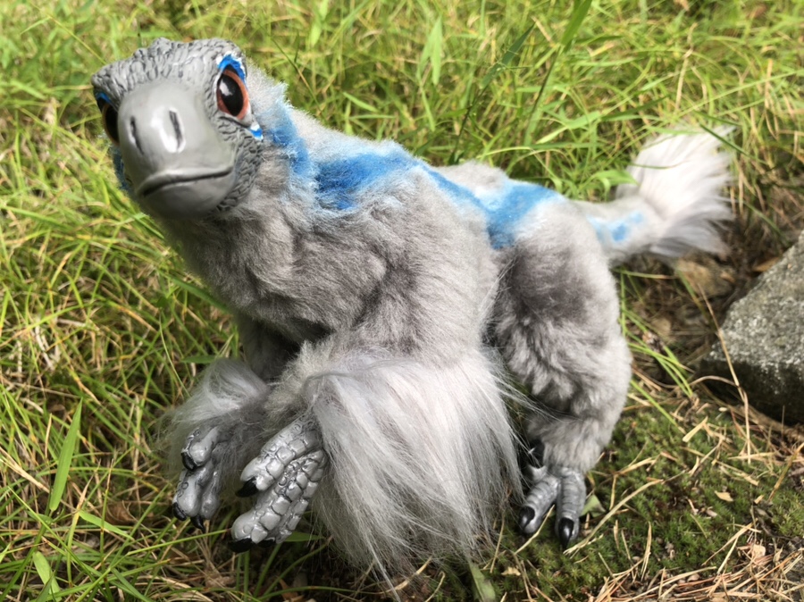 blue raptor stuffed animal