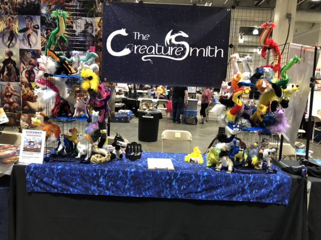 Creature Smith Artist Alley Table